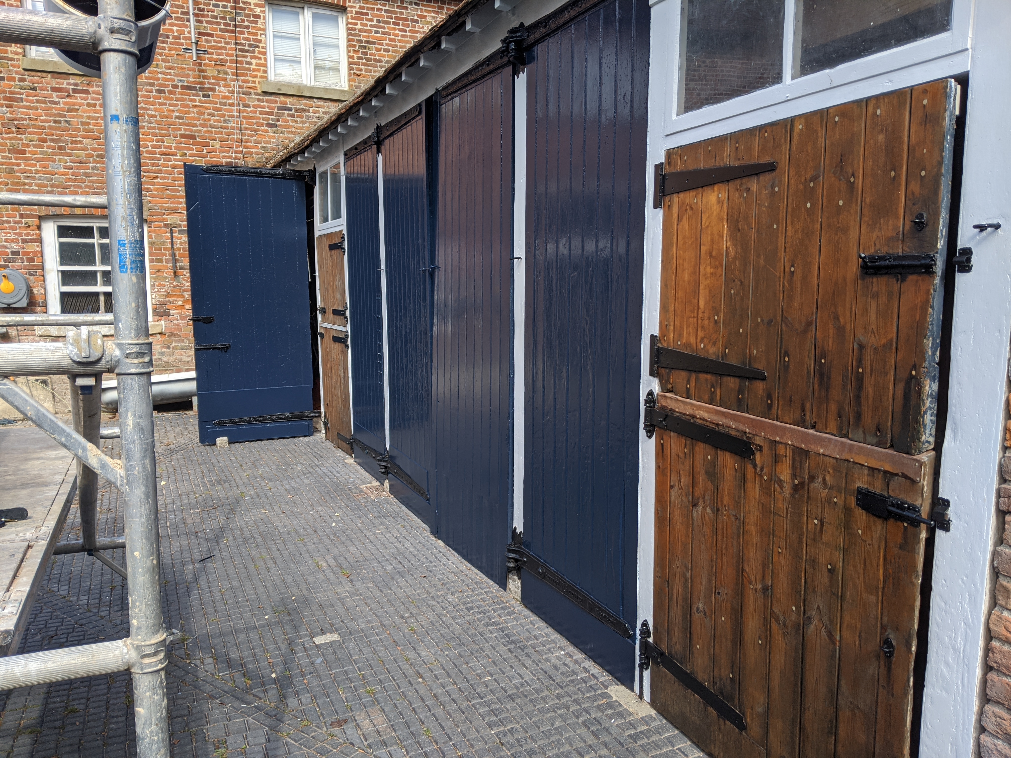 Stable block exterior fully painted and finished